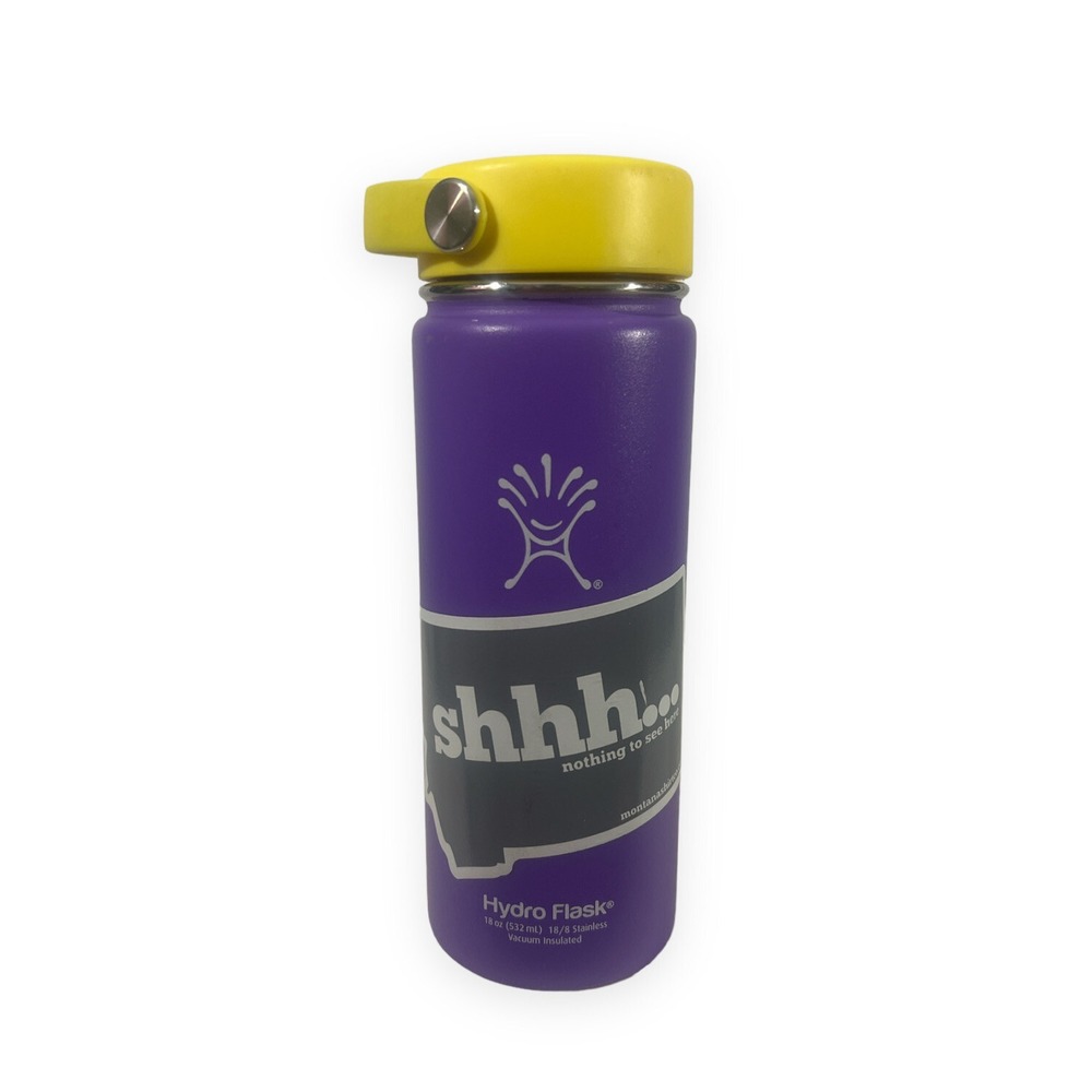 Hydro Flask Water Coffee Bottle Vacuum Insulated‎ Stainless steel Yellow Lid